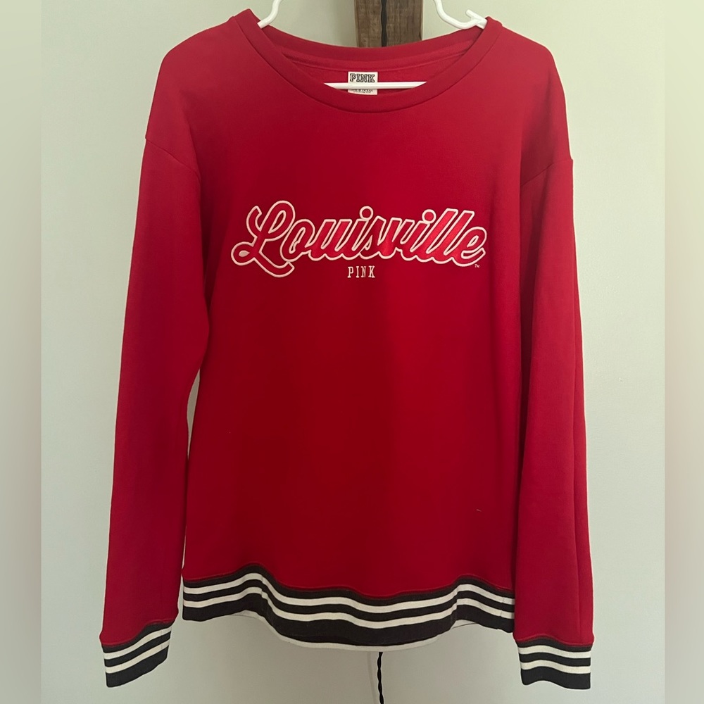 PINK UofL sweatshirt, XS